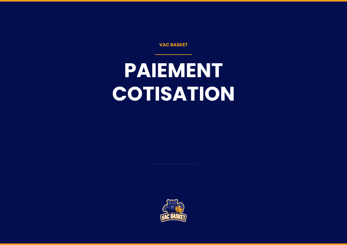 PAIEMENT COTISATION